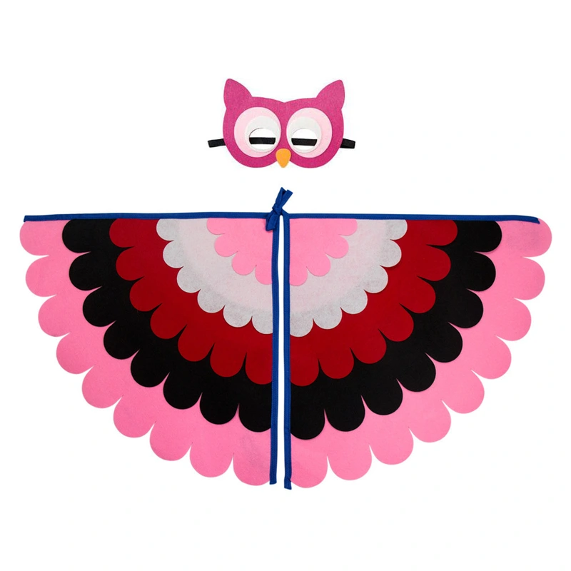 Children's Kindergarten Show Bird Wings Halloween Cloak Felt Capes