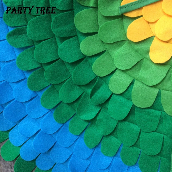 Children's Kindergarten Show Bird Wings Halloween Cloak Felt Capes