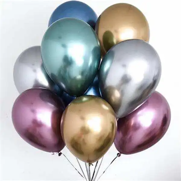 Glossy Metal Pearl Latex Balloons Globos Birthday Party Decor