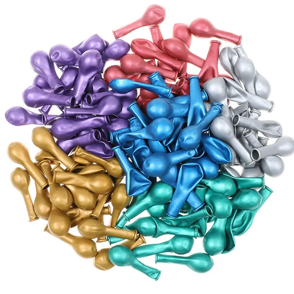 Glossy Metal Pearl Latex Balloons Globos Birthday Party Decor