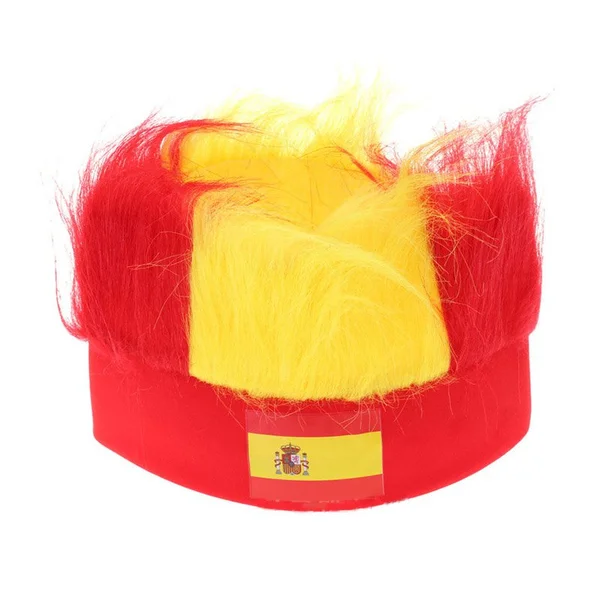 Halloween Carnival National Celebration Fluffy Headband Fans Wigs