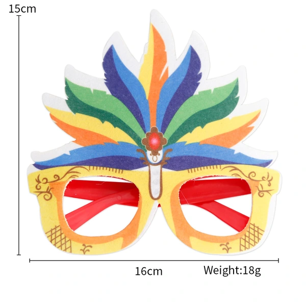 New Carnival Glasses Decoration Dress Up Party Supplies Eyeglass Mask