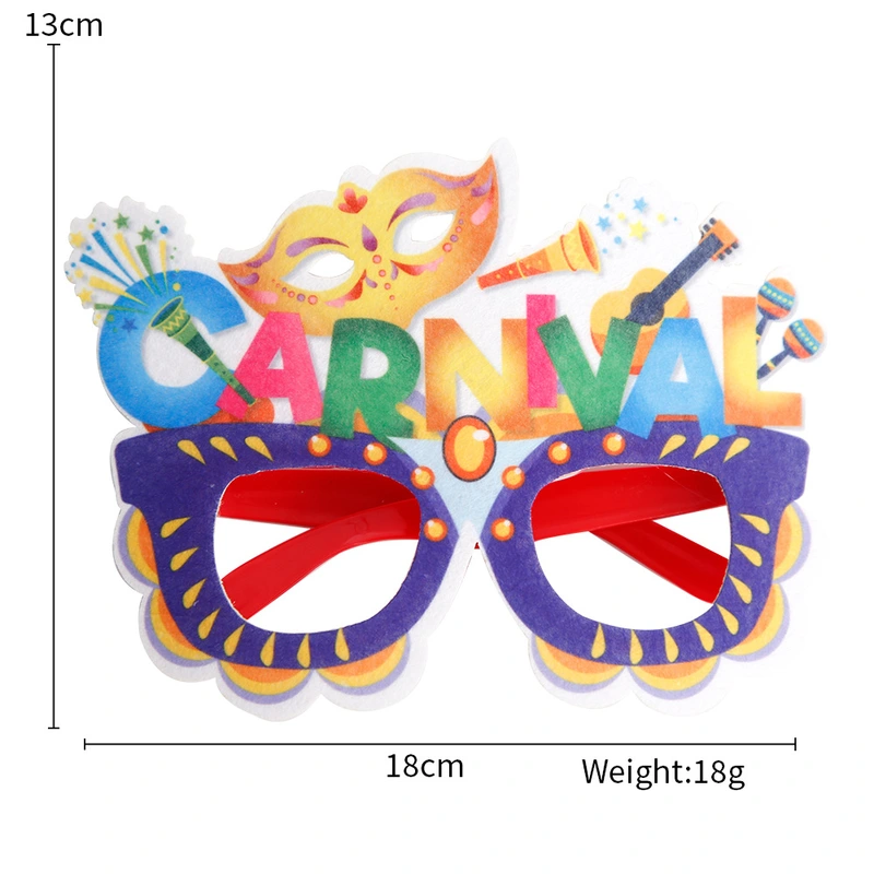 New Carnival Glasses Decoration Dress Up Party Supplies Eyeglass Mask