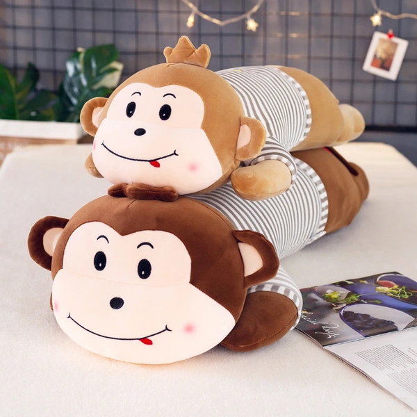 60-140cm Home Soft Big Monkey Plush Doll Pillow Home Decoration