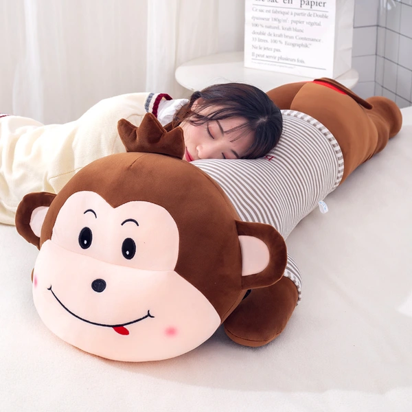 60-140cm Home Soft Big Monkey Plush Doll Pillow Home Decoration