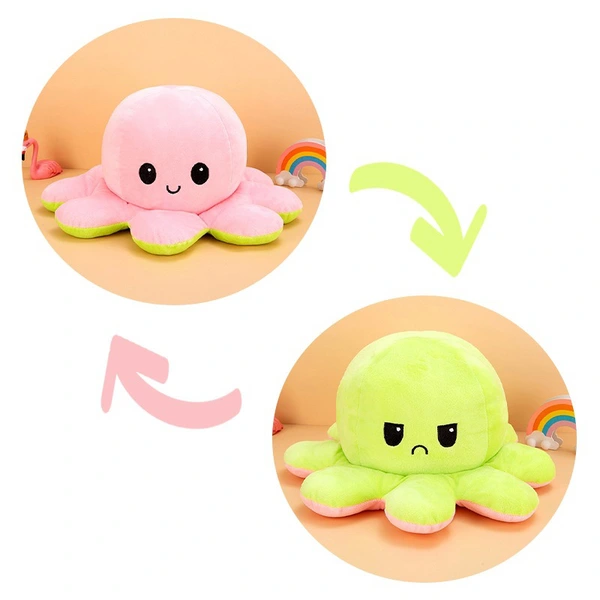 Octopus Plush Pillow Dolls Reversible Cartoon Flip Octopus Plush Toys