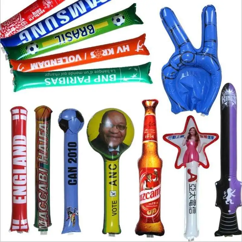 Promotion Customized PE Bang Bangs Clappers Inflatable Sticks