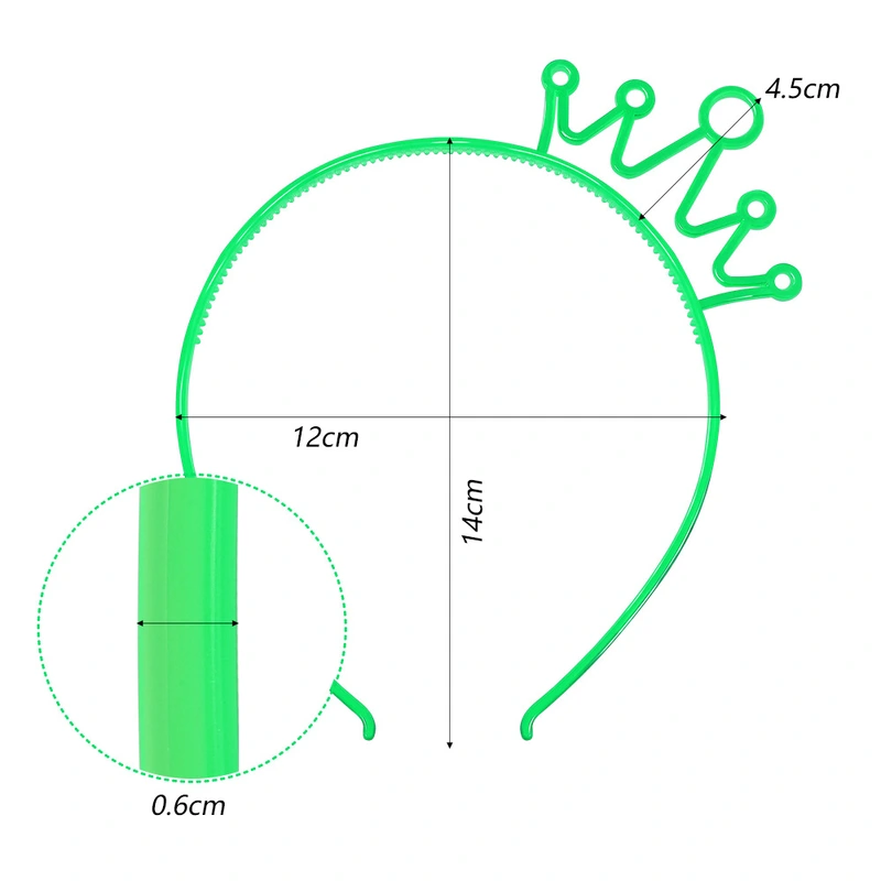 Night Party Headband Female ABS Party Performance Prop Hair Hoop