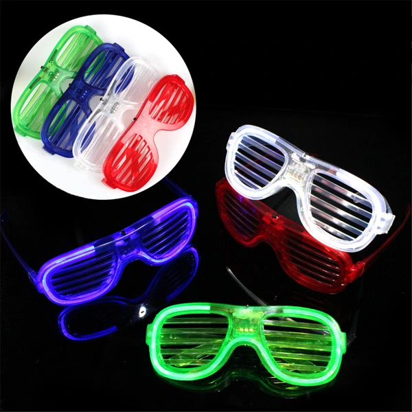 Glowing Led Light Nightclub Party Eyeglass Carnival Celebration Prop