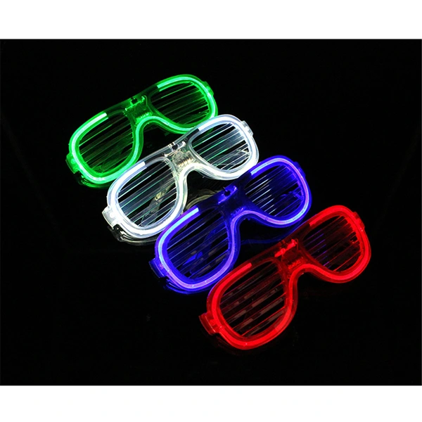 Glowing Led Light Nightclub Party Eyeglass Carnival Celebration Prop