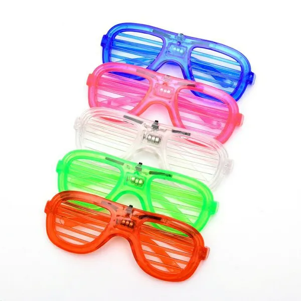 Glowing Led Light Nightclub Party Eyeglass Carnival Celebration Prop