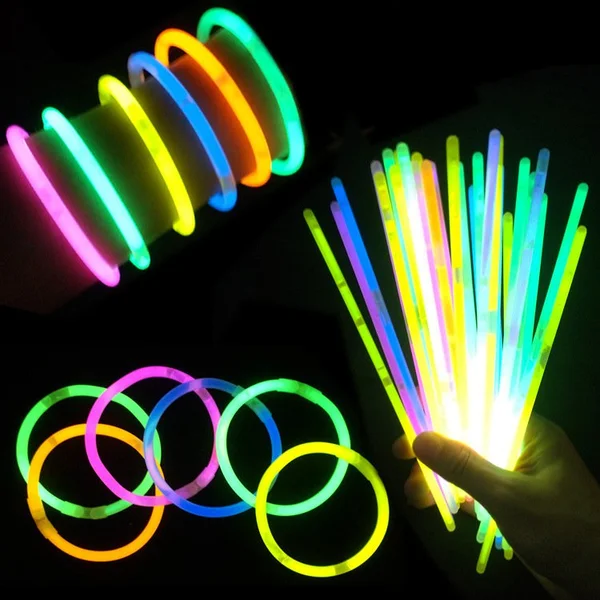 Wholesale Multi-Color Neon Lighting Stick Party Fluorescence Bracelets