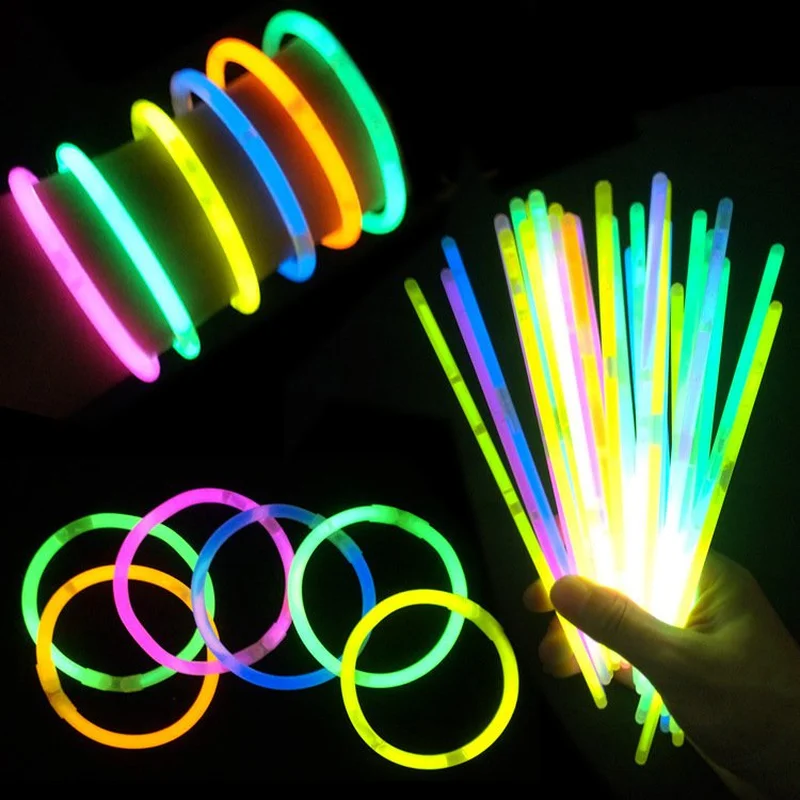 Wholesale Multi-Color Neon Lighting Stick Party Fluorescence Bracelets