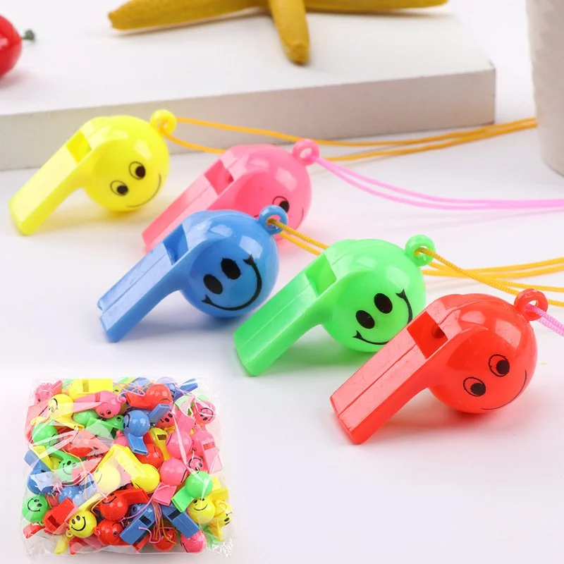 Football Whistle with Ropes Soccer Cheerleading Horn Props