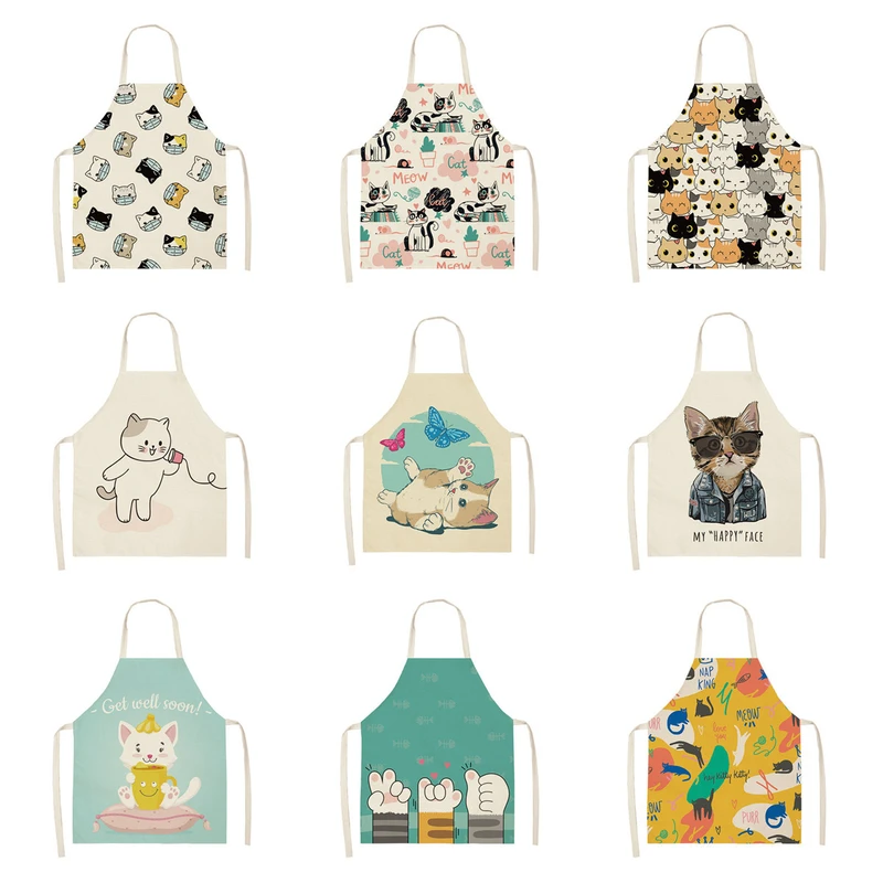 Custom Waterproof Full Printed Sublimation Linen Promotional Apron