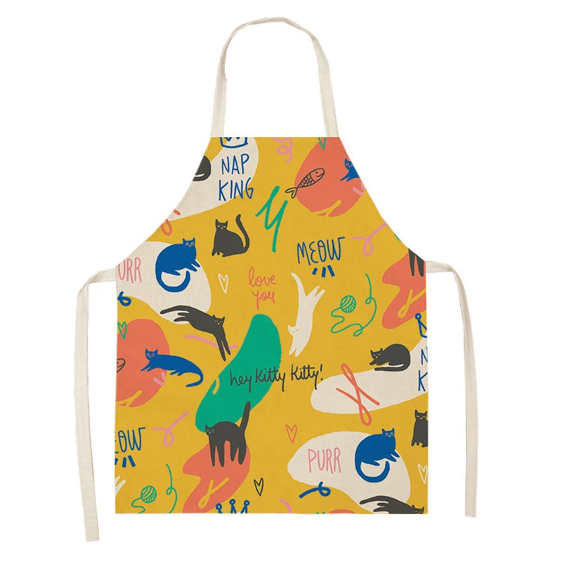 Custom Waterproof Full Printed Sublimation Linen Promotional Apron