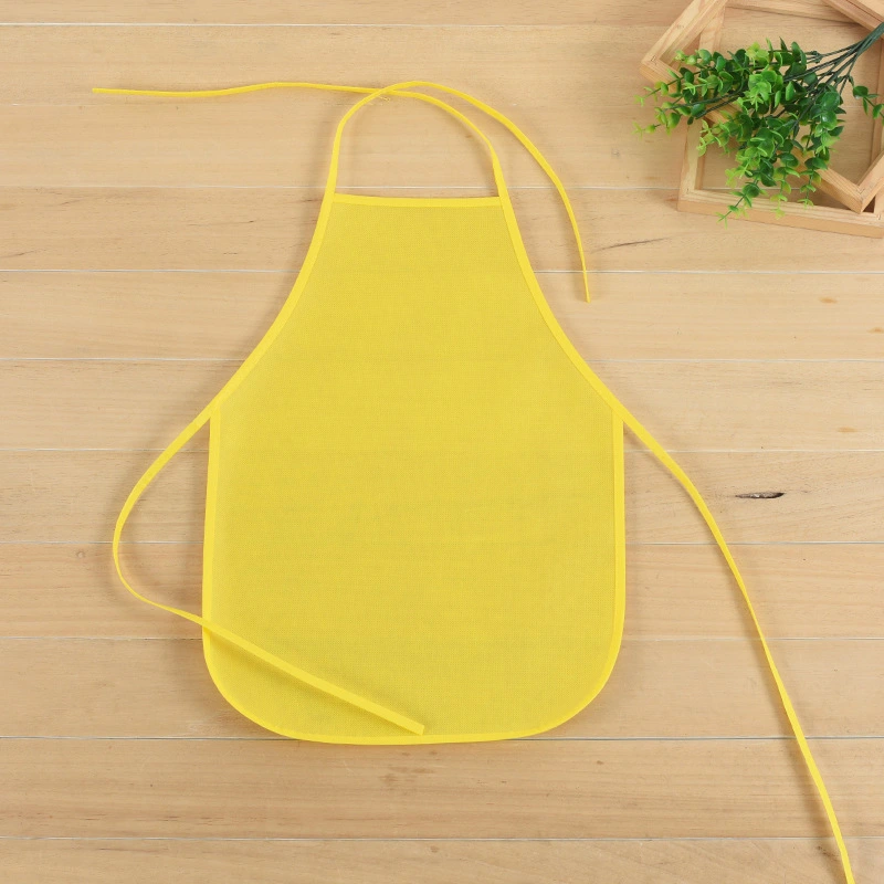 Custom Kindergarten Children's Disposable Art Painting Non-woven Apron