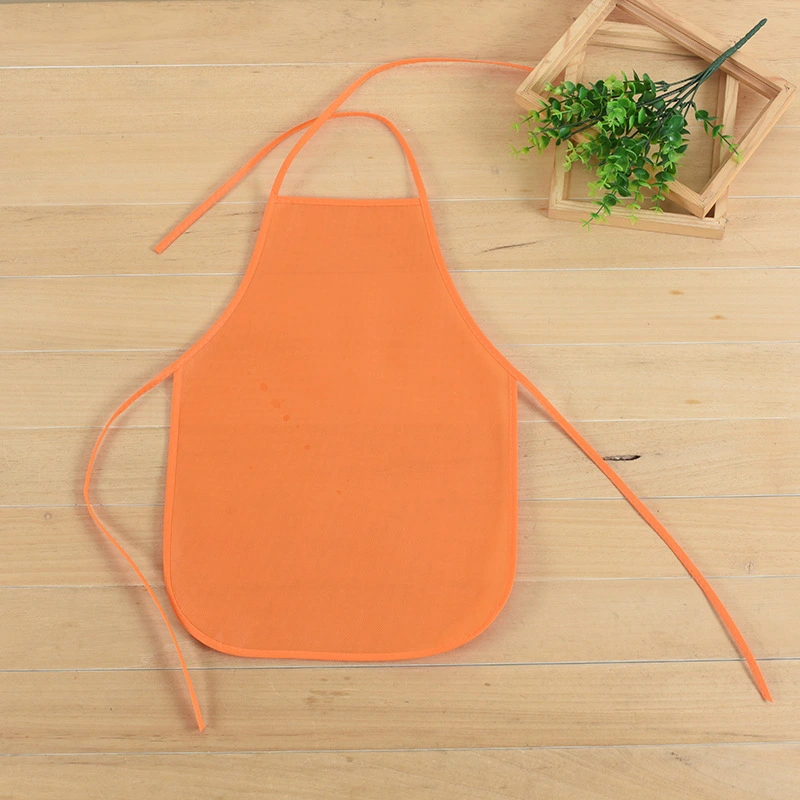 Custom Kindergarten Children's Disposable Art Painting Non-woven Apron