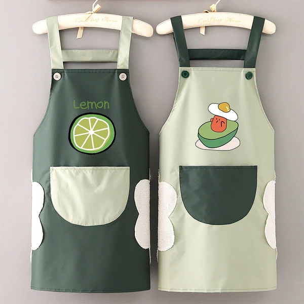 Wholesale Kitchen Apron Woman Oilproof Waterproof New Cooking Apron
