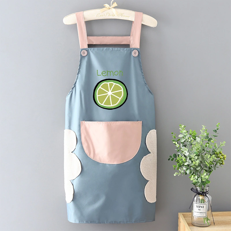 Wholesale Kitchen Apron Woman Oilproof Waterproof New Cooking Apron