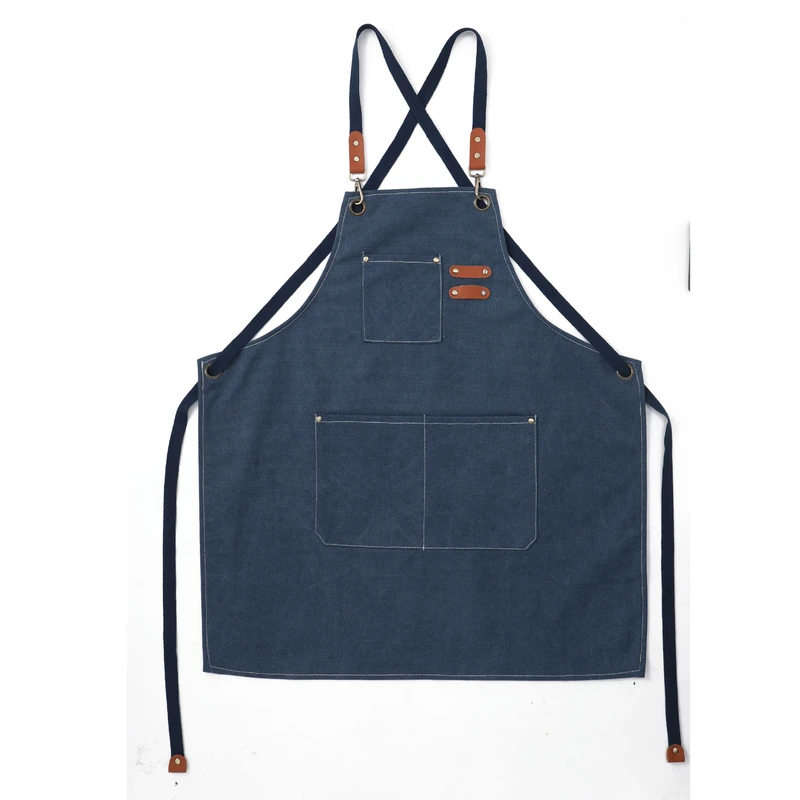 High-end Thicken Cotton Canvas Craftsman Coffee Salon Barber Apron