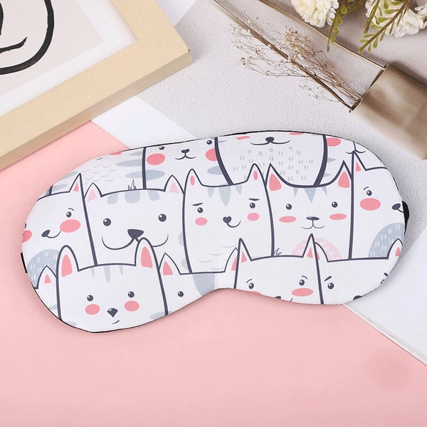 Creative Cartoon Rest Blindfold Eye Cover Sleeping Mask with Ice Bag