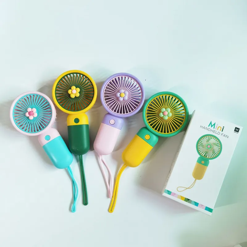 Handheld Portable Re-chargeable Promotional Fan Low Noise Mini Fan