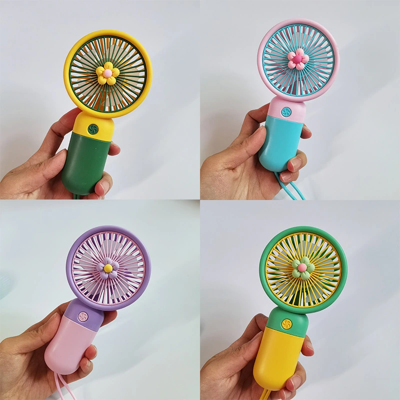 Handheld Portable Re-chargeable Promotional Fan Low Noise Mini Fan