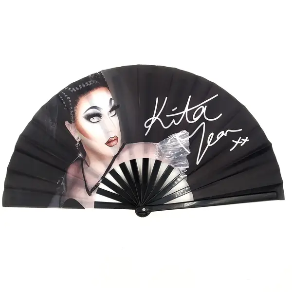 Custom Printed Fold Fabric Hand Fan For Promotional Advertising Gift