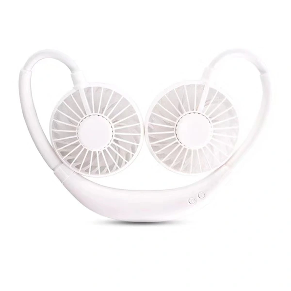 Neck Hanging USB Charge LED Flashing Light Promotional Fan