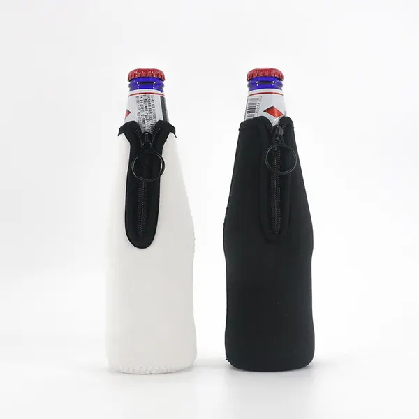 Neoprene Bottle Covers Insulated Wine Beer Cooler Sleeve with Zipper