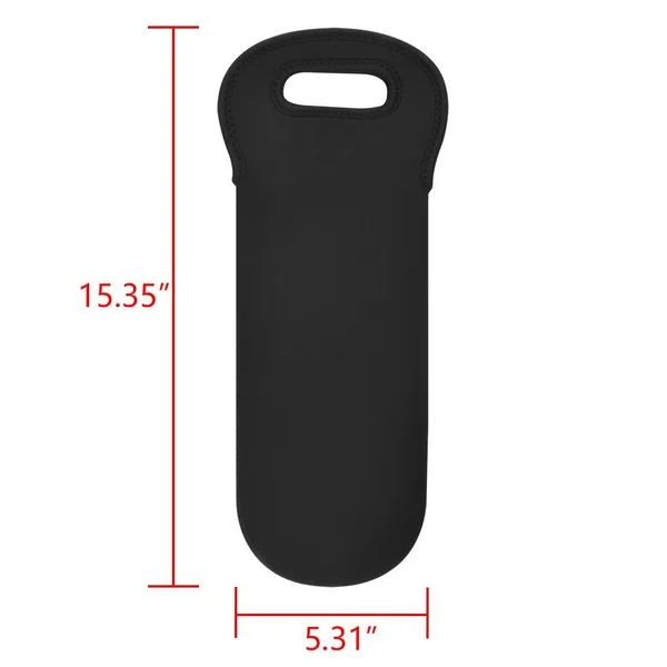 Custom Logo Portable Neoprene Wine Tote Holders Bottle Holder Cooler