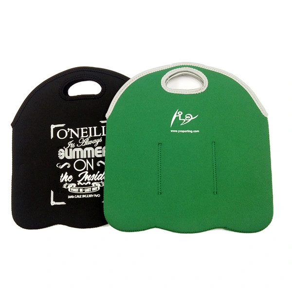Custom 6 in 1 Wine Bottle Cooler Holder Wine Beer Neoprene Cooler Bag