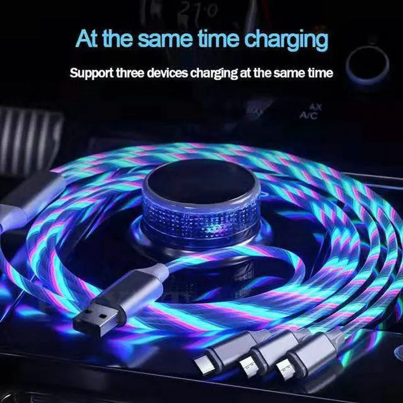 LED USB Charging Line Mobile Phone Led Light Charging LED