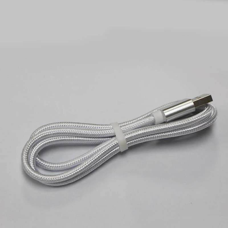 Nylon Braided Micro USB Cable for iPhone Usb Charger Cable Data Line