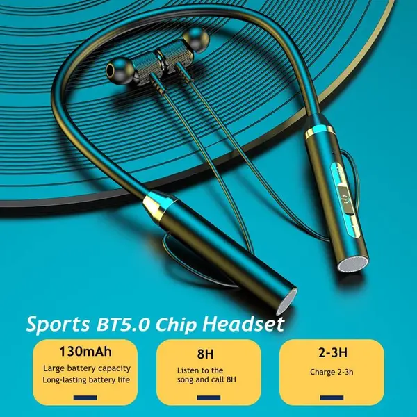 Cool Sport Running BT5.2 Microphone Wireless Neckband Headset