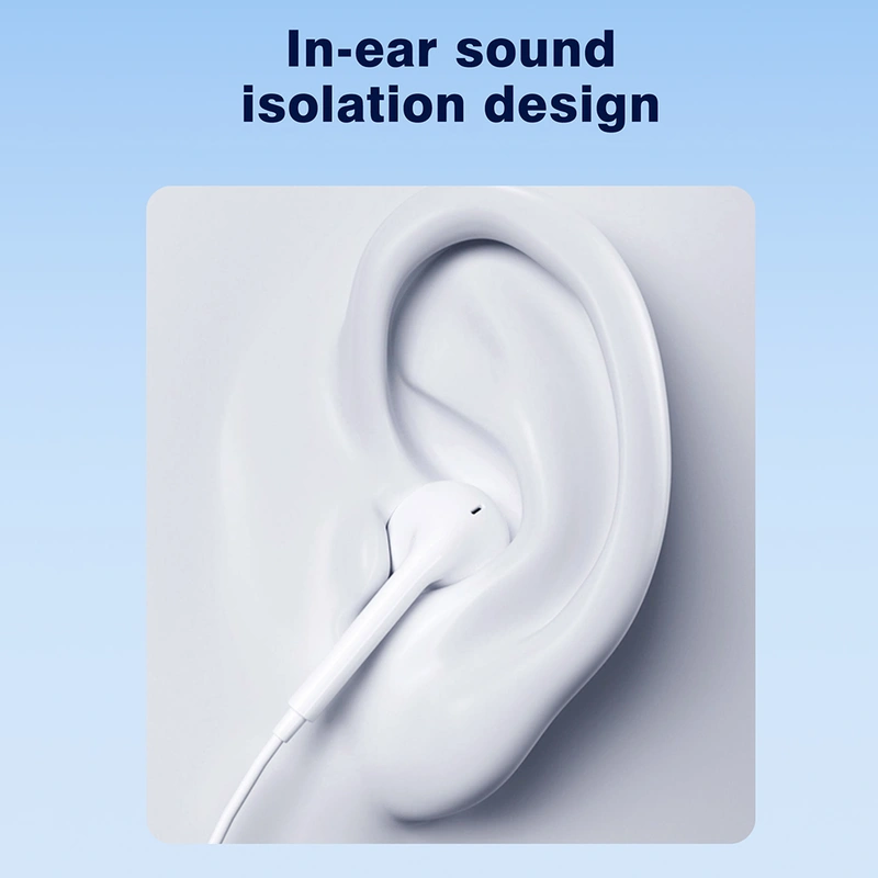 3.5mm Earphones Wired Headset Stereo for Mic Earbuds