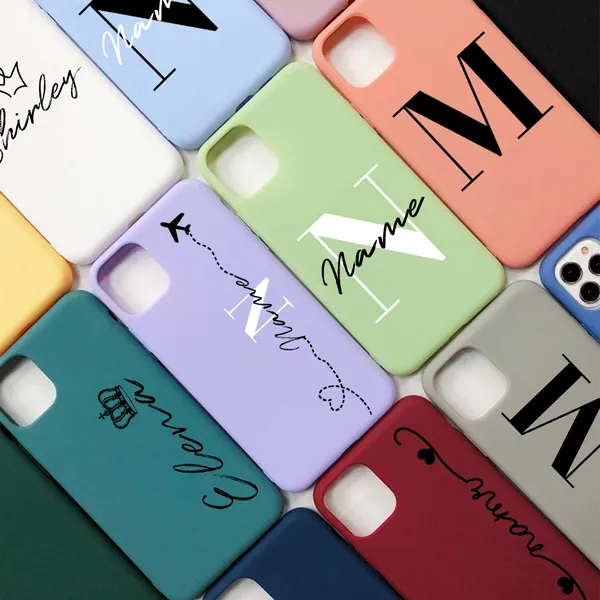 Custom Logo Print Mobile Cell Phone Case Back Cover for Iphone