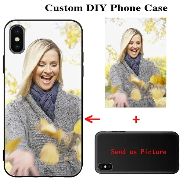 Custom Logo Print Mobile Cell Phone Case Back Cover for Iphone