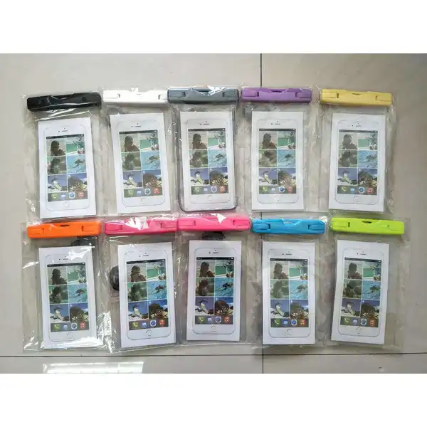 IPX8 Waterproof TPU PVC Swimming Boating Diving Mobile Phone Bag Case