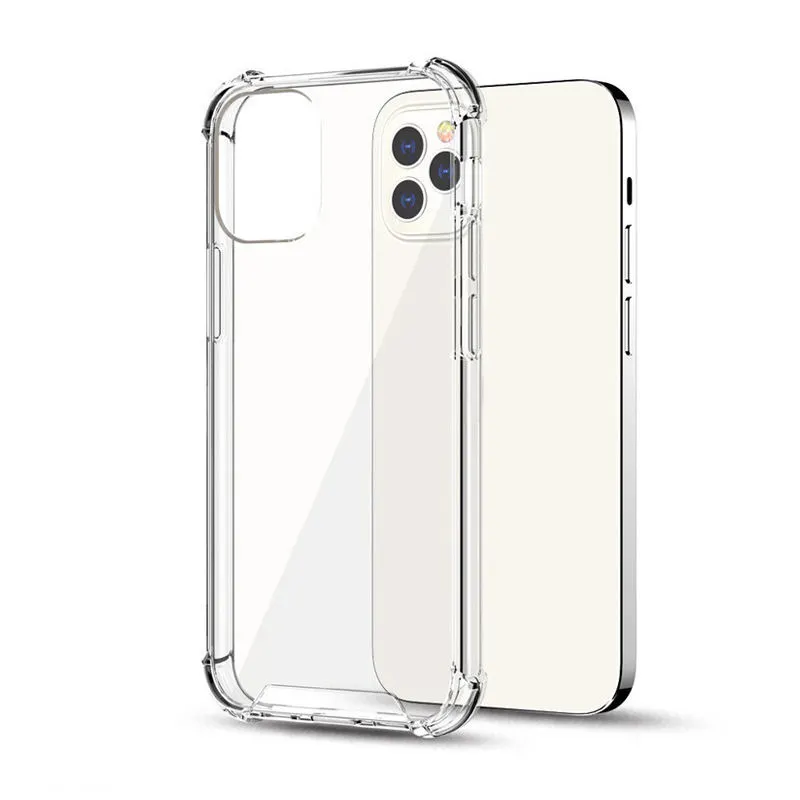 Shock Proof Four-corner Airbag for Acrylic Bumper TPU Iphone Case