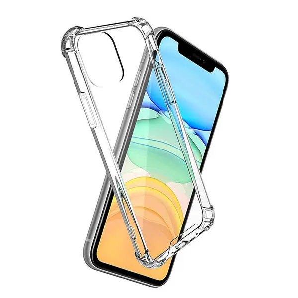 Shock Proof Four-corner Airbag for Acrylic Bumper TPU Iphone Case