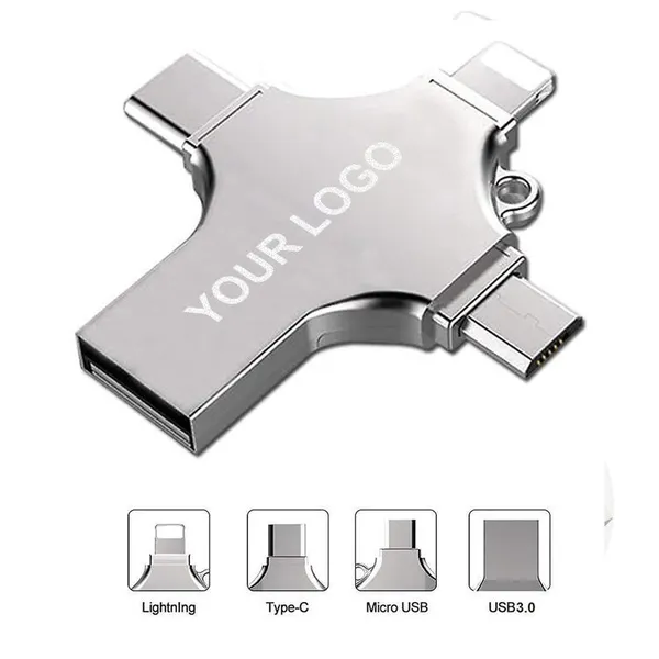 4 In 1 Usb Otg Flash Drive Business Advertising Gift