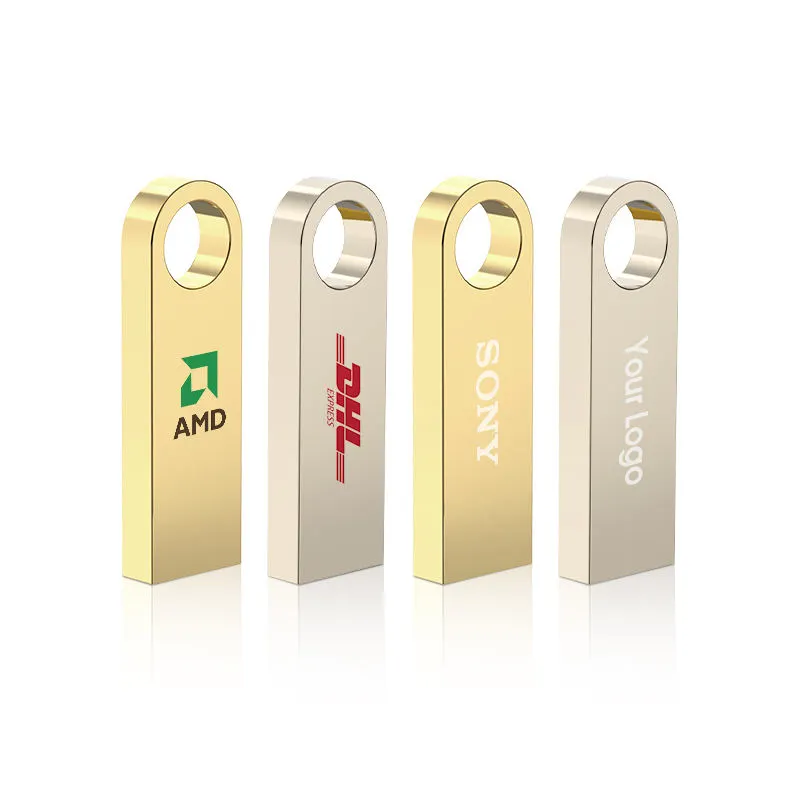 New USB2.0 Mini Metal 8/16/32/64GB USB Flash Drives Business Gift