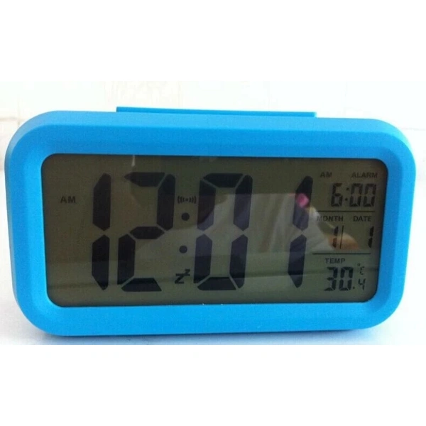 Multi Function LCD Desk Clock Snooze Function Digital Alarm Clock