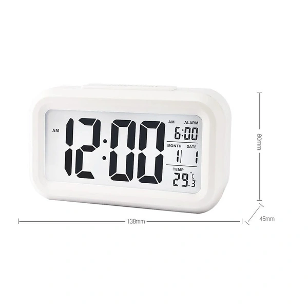 Multi Function LCD Desk Clock Snooze Function Digital Alarm Clock