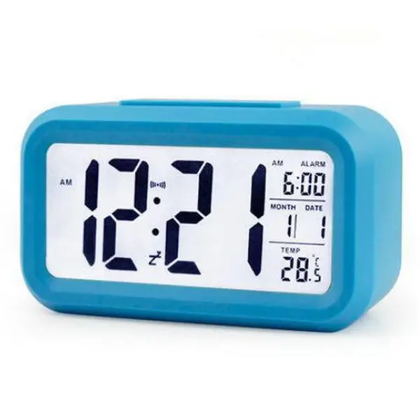 Multi Function LCD Desk Clock Snooze Function Digital Alarm Clock