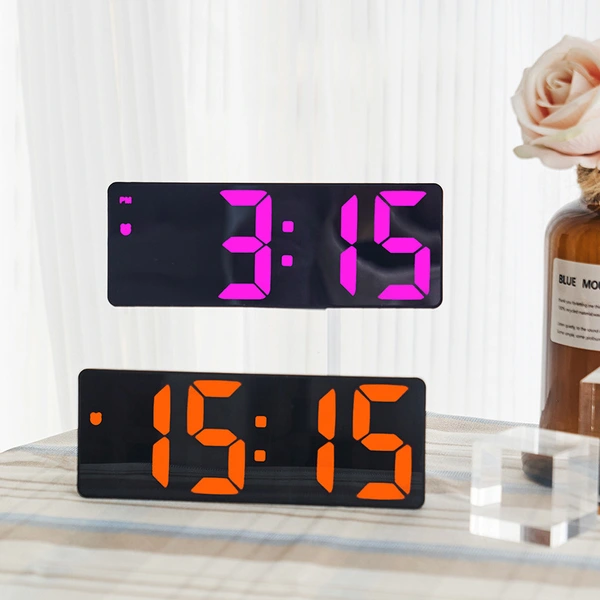 Digital LED Desktop Snooze Mini Bedroom Electronic Alarm Clock