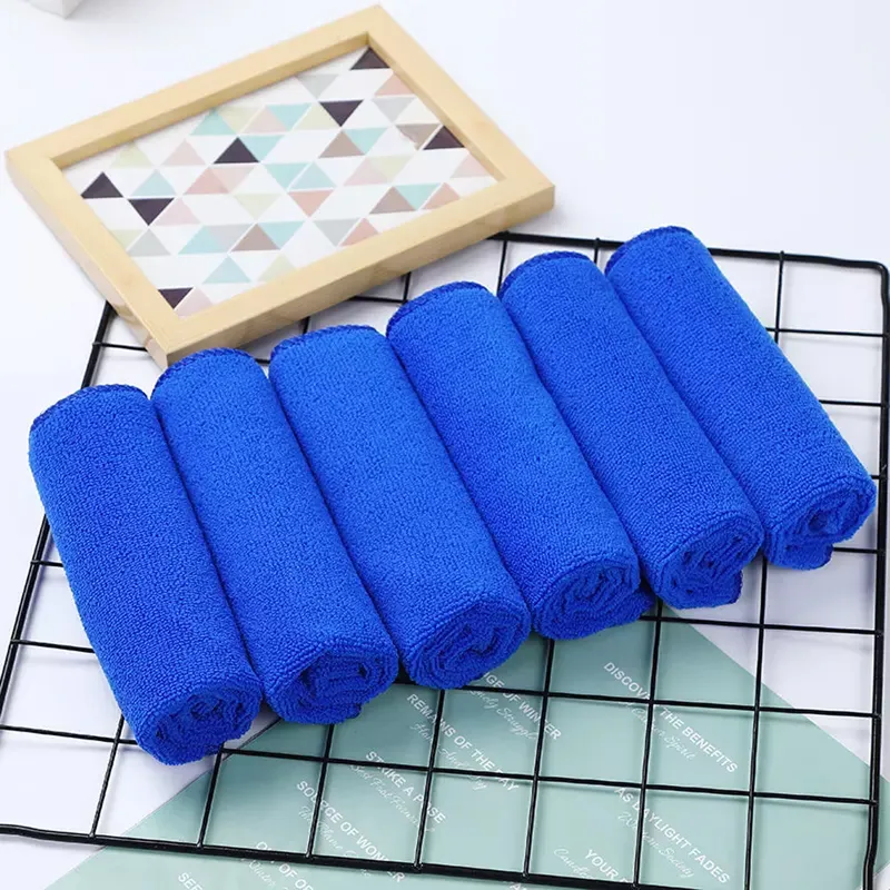 Custom Microfiber Cleaning Cloth Rags Car Absorbent Cleaning Towel