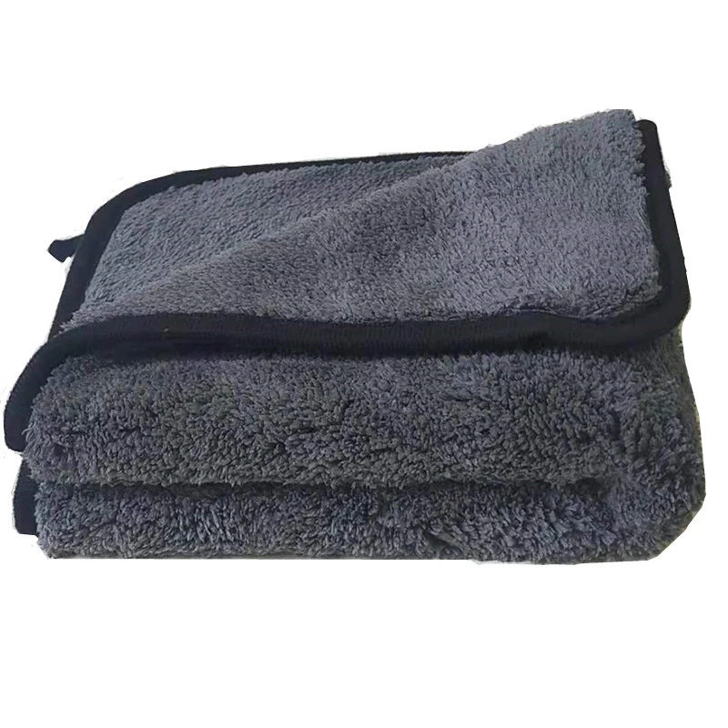 Coral Fleece Thick Microfiber Car Drying Car Fluffy Towel 1200gsm